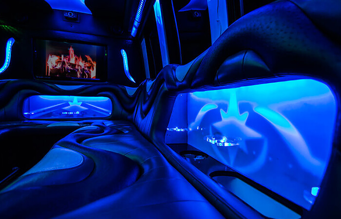 Luxurious party bus