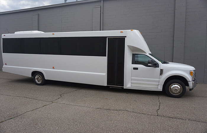 Beautiful party bus exterior