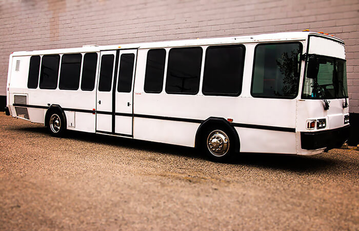 Large party bus exterior