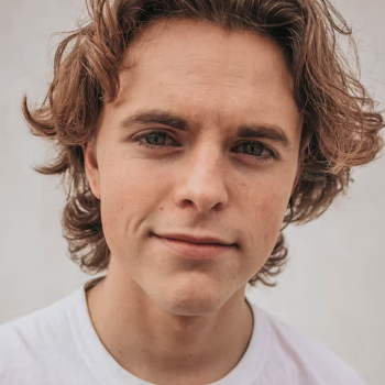 A man smiling